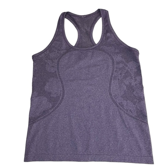 lululemon Run Swiftly Tech Racerback *Special Edition Concord Grape Sz 12 - Picture 16 of 16